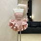 Rosa/Schwarzes Homecoming-Kleid, kurzes Satin-Ballkleid, Abendkleid, Geburtstagskleid, gh4525