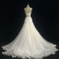 girlhomeshops-White, Exquisitely Beaded, Gorgeous Long Wedding Dress Tulle gh6242