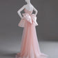 Girlhomeshops-Pink Exquisite Beading Fashion Short Satin Homecoming Dress Birthday Party Dress gh5413