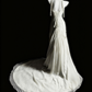 girlhomeshops-White, Delicately Beaded, Long Tulle Wedding Dress gh6286