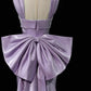 Girlhomeshops-Lila Kleid Elegantes Kleid Satinkleid Langes Kleid Formales Ballkleid Ballkleid Anmutiges Kleid gh5308
