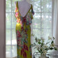 Green Elegant Romantic Fashion Backless Long Chiffon Evening Dress Ball Gown Birthday/Holiday Party Dress Prom Dress gh4044