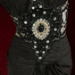 ✨Girlhomeshops-Black Halter Beaded Mermaid Gown Chiffon Lace Gatsby Style gh10148