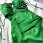 Vintage Green Halter Fitted Waist Slim Long Prom & Evening Party Dress With Irregular Hem gh8513