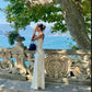 Ivory Tulle Spaghetti Strap Elegant Long Evening Gown Party Dress gh3014