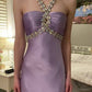 Vintage lila Mode exquisite Perlen elegante lange Satin Ballkleid, Abendkleid, formelle Party-Event-Kleid gh3527