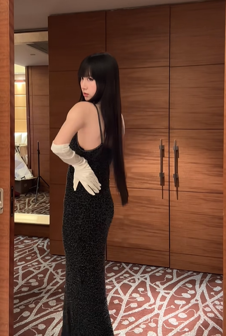 Black Spaghetti Strap Sexy Fitted Waist Slim Prom Gown, Evening Party Dress gh8391