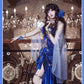 Blue/Burgundy Gorgeous Elegant Delicate Beaded Spaghetti Strap Long Ruffled Velvet Ball Gown Evening Gown Party Dress gh4169