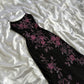 Black Retro Elegant A-line Strap Long Lace prom dress Evening Dress Birthday Party Dress gh3154