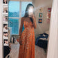 Orange New Arrival Fashion A-Line Long Elegant Prom dress Evening Dress Party Dress gh3450