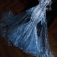 ✨Girlhomeshops-Misty Blue Heavy Beaded Mermaid Prom Dress Lace Cape Train gh10186