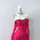 Robe de soirée courte rose en dentelle, tenue de bal, robe de soirée, gh4480