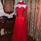 girlhomeshops – Rotes, leidenschaftliches, exquisit perlenbesetztes langes formelles Ballkleid gh6302