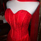 girlhomeshops – Rotes, leidenschaftliches, exquisit perlenbesetztes langes formelles Ballkleid gh6302