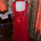 girlhomeshops – Rotes, leidenschaftliches, exquisit perlenbesetztes langes formelles Ballkleid gh6302