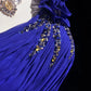 Purple Gorgeous Shiny Elegant Fashion Exquisite Beaded Floral Long Tulle Floor Length Mermaid Ball Gown Evening Gown Prom Dress Party Dress gh3857