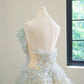 Girlhomeshops-Specially adjusted Monet Garden color fairy elegant long tulle Prom Dress evening dress gh5061