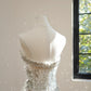Girlhomeshops-Silver luxury gorgeous crystal sequins shiny long Prom dress evening dress gh5066