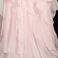 Rosa Rüschen Strass elegante schöne lange/kurze Ballkleid Abendkleid Homecoming Kleid Geburtstag Party Kleid gh4723