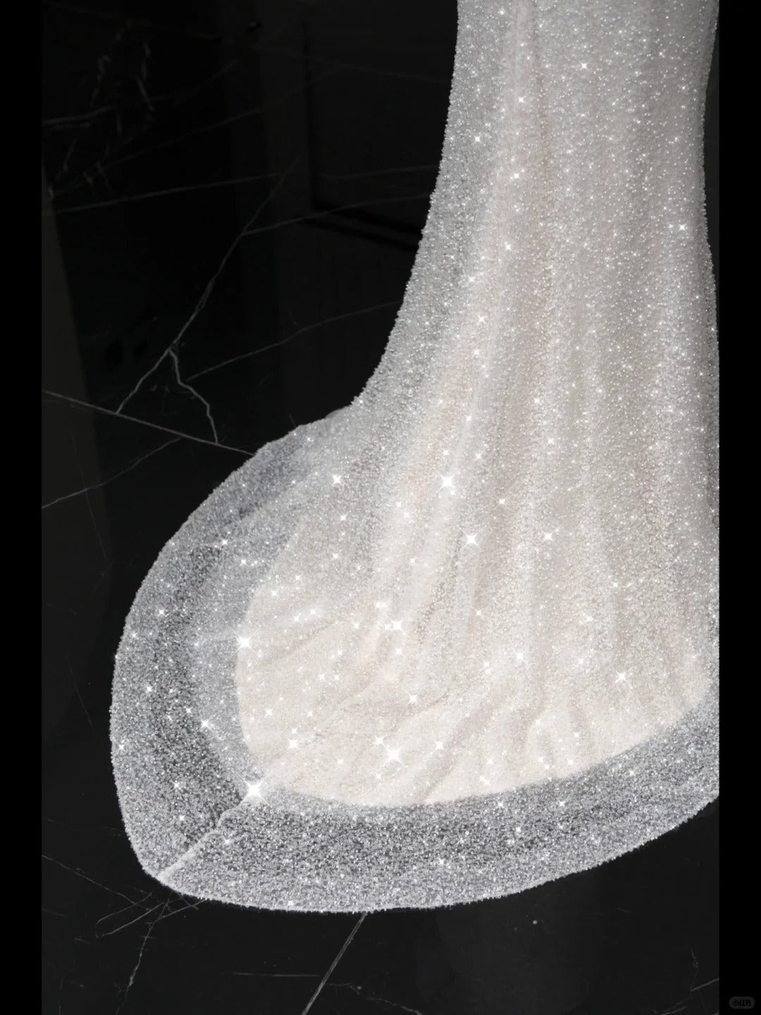 ✨Girlhomeshops-White Sparkling Elegant Mermaid Long Tulle Slimming Prom dress Evening Dress Party Dress gh4991