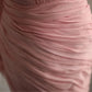 Robe de soirée longue en tulle rose élégante et unique, coupe en biais, plissée irrégulière, en queue de poisson, pour dîner, mariage, cérémonie, anniversaire, gh4079
