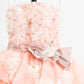 Girlhomeshops-Blue/Pink Floral Fashion Gorgeous Elegant Long Tiered Tulle Ball Gown gh5323