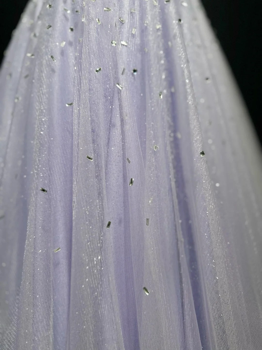 girlhomeshops-Gorgeous Shiny Lavender Rhinestone Prom Dress Graduation dress birthday dress gh5846