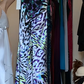 Colorful Leopard Print Halter V Neck Hand Beaded Rhinestone Long Straight Evening Prom Dress gh9756