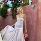 Robe de soirée longue en tulle rose simple et élégante gh3017
