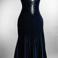 Blue Beaded Elegant Fashion Long Chiffon Ball Gown Evening Gown gh4224