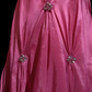 ✨Girlhomeshops-Hot Pink Sweetheart Beaded Corset Taffeta Tiered Prom Gown gh10283
