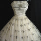 girlhomeshops - Robe de soirée mi-longue en tulle et dentelle noire et blanche, modèle gh5587