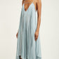 Girlhomeshops-Blue Fashion Simple Sexy Long Chiffon Prom Dress Evening Dress Wedding Guest Party Dress Seaside Holiday Dress gh5250