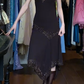 Dark Brown Vintage Gatsby Cocktail Dress Spaghetti Straps V Neck Hand Beaded Chiffon A Line Midi Evening Gown gh9617