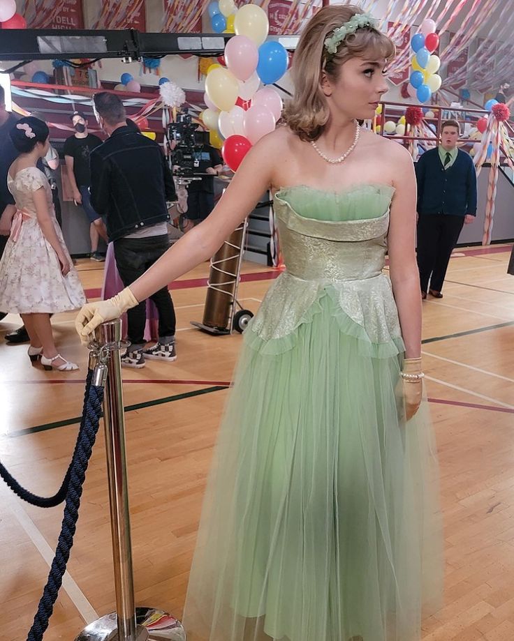 Robe de soirée longue en tulle vert clair, style rétro élégant, robe de bal de fin d'année, gh3669
