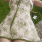 Girlhomeshops - Robe de soirée courte en mousseline de soie à fleurs vertes gh5260