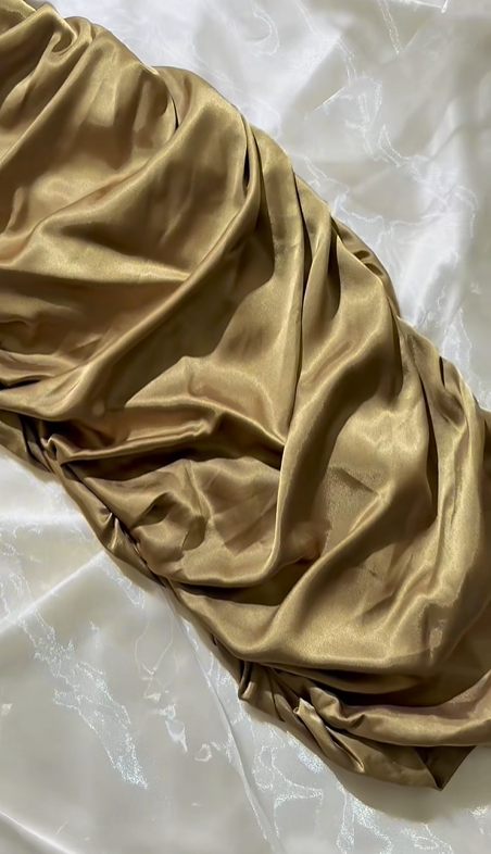 Sexy Vintage Champagne Gold Prom & Evening Party Dress, Unique Designer Neckline, Fitted Waist Bodycon Silhouette gh8582