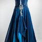 Blue Beaded Elegant Fashion Long Chiffon Ball Gown Evening Gown gh4225
