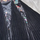Vintage Long Prom & Evening Party Dress, Black Base With Retro Print, Strapless Neckline, Fitted Waist Slim Mermaid Silhouette gh8589