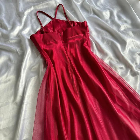Robe de soirée longue en mousseline de soie, robe de soirée ...