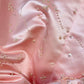Gorgeous Full Body Bead Decoration Pink Beaded Elegant Long Satin Ball Gown Evening Dress Party Dress gh4466