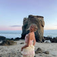 Pink backless tight lace three-dimensional rose flower long prom dress formal evening dress party dress gh3012