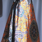 ✨Girlhomeshops-Halter Paisley Print Maxi Dress Satin Irregular Hem Boho Evening Gown gh9976
