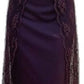 Lila Elegante Mode Exquisite Spitze Spaghettiträger Langes Satin Ballkleid Ballkleid Abendkleid Partykleid Ballkleid gh3591
