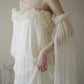 girlhomeshops - Robe de fée blanche longue en mousseline de soie gh5735