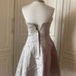 Rosa schönes und elegantes kurzes Heimkehrkleid mit Schleife, Rock, Ballkleid, Abendkleid gh4335