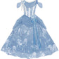 Girlhomeshops-Blue sweet fashion tulle short homecoming dress birthday dress gh5344