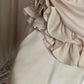 Stunning Champagne Sweet Cute Short Irregular Floral and Irregular Hem Chiffon Satin Homecoming Dress Evening Dress Birthday Party Dress Prom Dress Prom Dress gh3923
