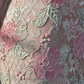 Rosa florales Vintage Perlen Spitzen langes Ballkleid Abendkleid Partykleid gh4819