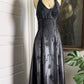 Robe de soirée longue en tulle, élégante, noire et grise, discrète, magnifique, exquise, avec perles, gh3149